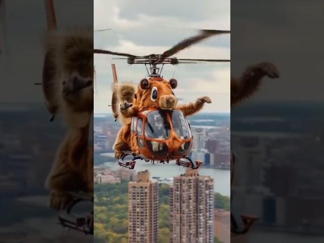 Animal Helicopters?!  When Wildlife Meets Design & AI