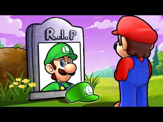 Mario Says Goodbye To Luigi - Mario Sad Story - Super Mario Bros Animation