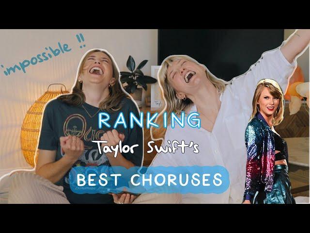 Ranking Taylor Swifts BEST Choruses !! (SO hard)