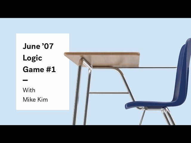 Sample LSAT Logic Game #1 | From the June 07 Exam | Questions + Solutions