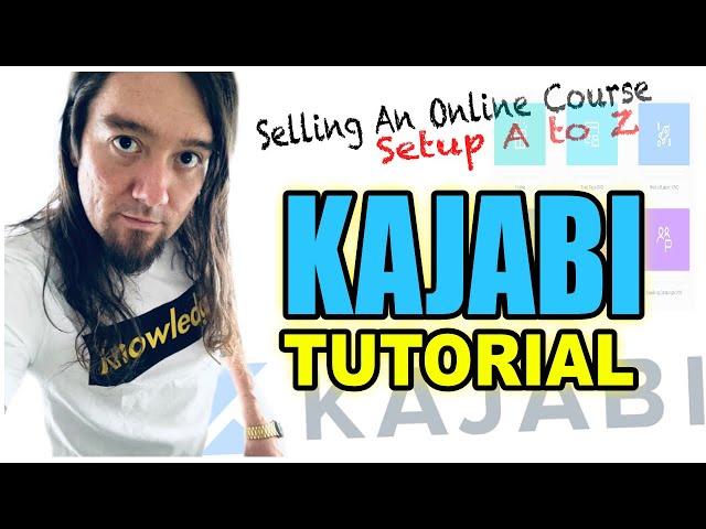 Kajabi Review & FULL Setup Beginner Tutorial Lesson - How To Build An Online Course Using Kajabi