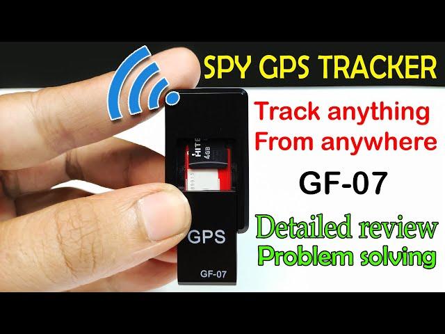 Spy GPS tracker GF-07 detailed review