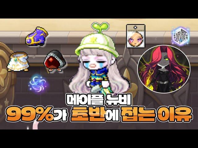 메이플 뉴비 99%가 접는 이유 [메이플]