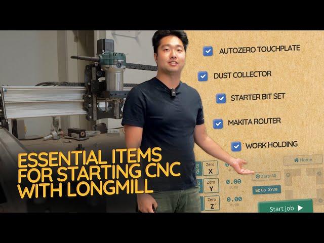 Everything You Need to Get for Starting CNCing With Your LongMill