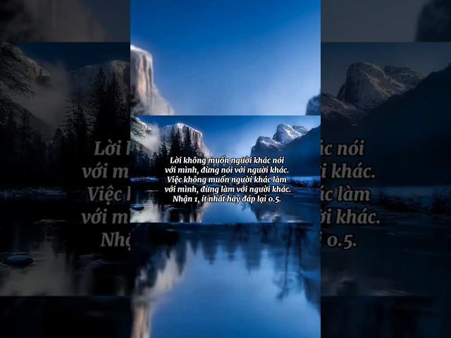 Lời không muốn người khác nói với mình thì...  | Vietquotes #nhungcaunoihay #vietquotes