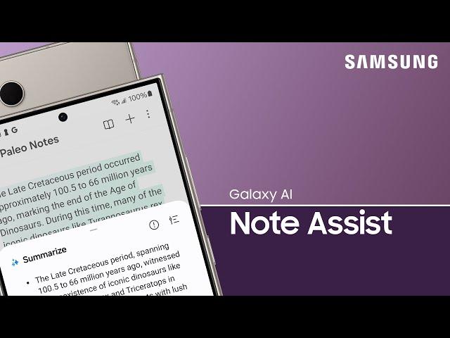 Organize your Samsung Notes with Note assist | Samsung US