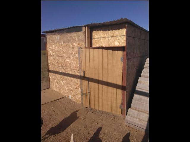 Chicken Coop made out of recycled wood