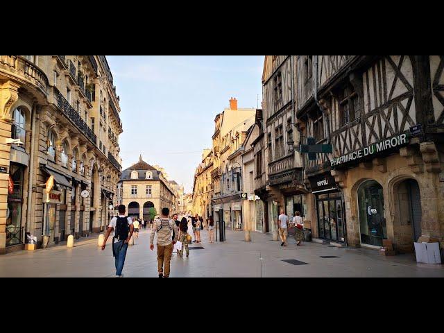 Dijon City Exploring  FRANCE - 4K Walking Tour