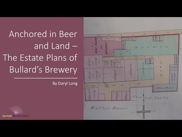 Anchored in Beer and Land- The Estate Plans of Bullard's Brewery