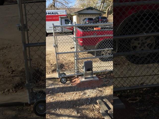 Automatic Gate Opener with 14' Sliding Chain Link Gate