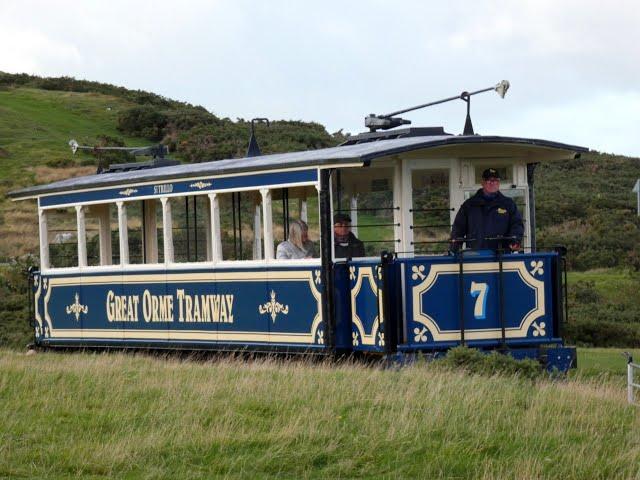 The awesome Great Orme Tramway, Cable Car Street Tram, Wales, Cymru