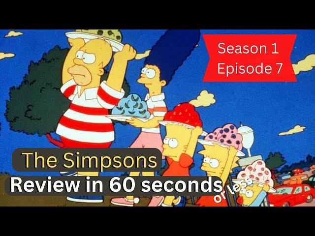 The Simpsons S1E7 | TV Reviews in 60 Seconds #shorts  #movies #tv #thesimpsons