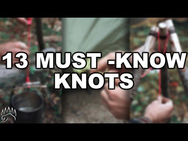 TOP 13 KNOTS From BEAR ESSENTIALS -  [Save This Video]