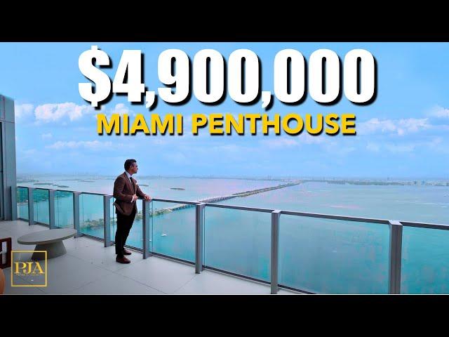 Tour a $5 Million Dollar | MIAMI PENTHOUSE | Peter J Ancona