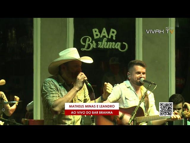 Matheus Minas e Leandro no Bar Brahma