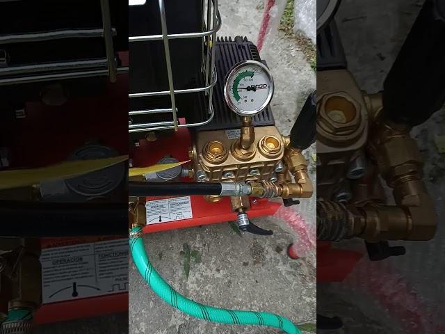 RIDGID KJ3100 JETTER (Waterjet 3000 psi) - Problem pressure drop due to inlet/incoming pressure low.