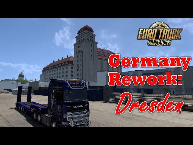 Exploring Germany Rework In Euro Truck Simulator 2 1.53 - Dresden