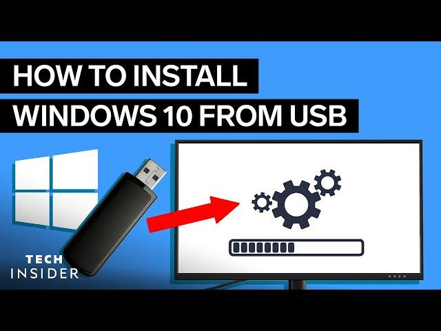 How To Install Windows 10 From USB (2022)