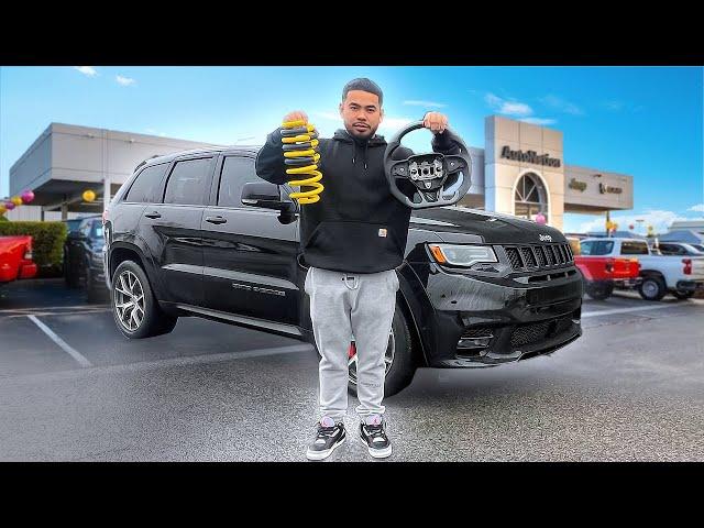 FIRST MOD'S ON THE COPART SRT JEEP