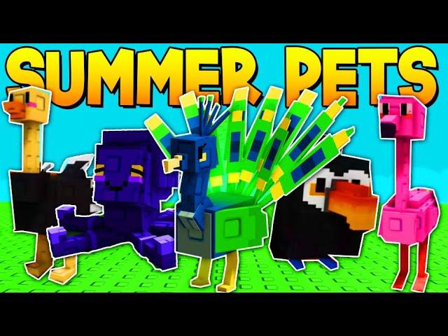 ALL SUMMER UPDATE PETS LEAKED in GROW A GARDEN! ROBLOX