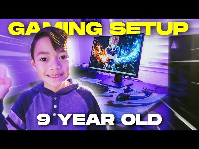 Building My 9 Year Old Brother’s First Gaming Setup..