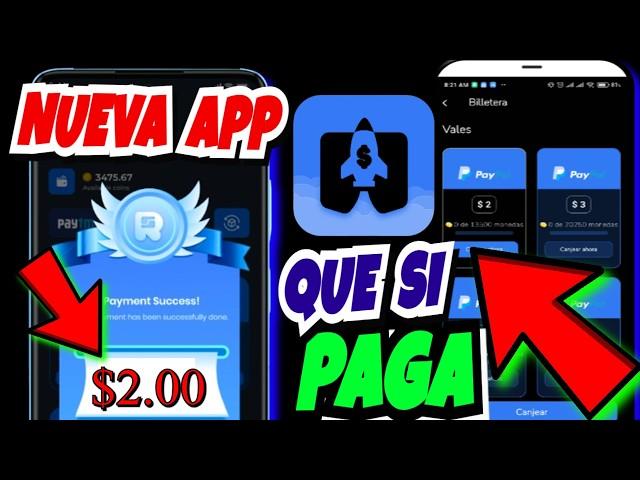 "CASH ROCKET" Nueva App para ganar dinero ! - APP CONFIABLE Y RAPIDA