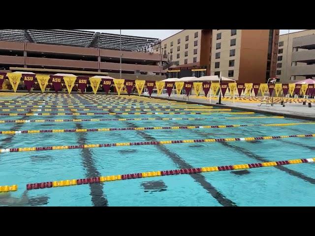 Ryan Held Olivia Smoliga (2 second head start) 50 Freestyle