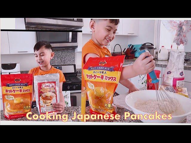 7yrs Old Cooking Japanese Pancakes for the first time | Bmoc19 Brent