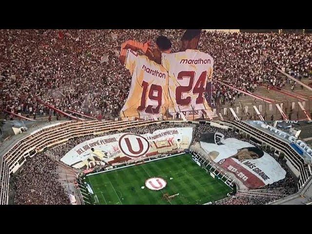 ESPECTACULAR RECIBIMIENTO !!! EL MEJOR DEL CENTENARIO!!! TRINCHERA NORTE - UNIVERSITARIO DE DEPORTES