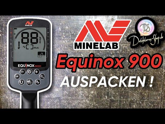 Minelab Equinox 900 Metalldetektor Unboxing - das ist drin - Detektoren Shop