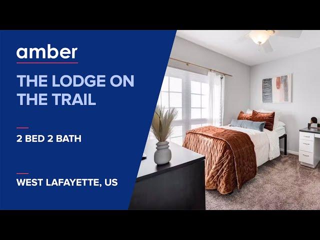 Room Tour | The Lodge On The Trail, West Lafayette | Student Housing in USA | amber