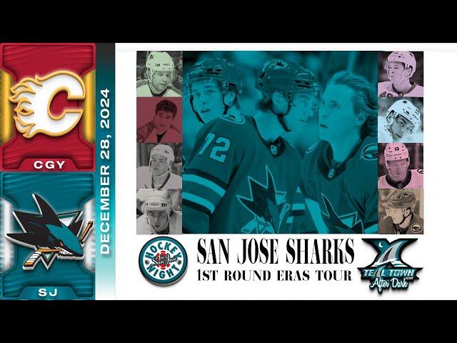 San Jose Sharks vs Calgary Flames - 12/28/2024 - Teal Town USA After Dark (Postgame)