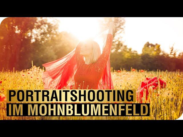 Milou PD's atemberaubende Mohnfeld Portrait Session