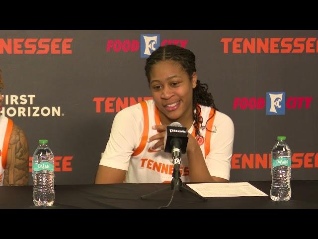 WBB | Kaniya Boyd, Jewel Spear and Ruby Whitehorn Postgame vs. Winthrop (12.29.24)