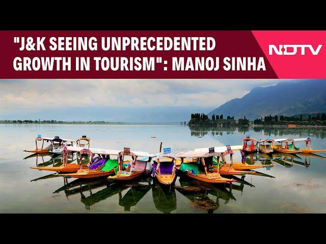 Jammu & Kashmir | "J&K Seeing Unprecedented Growth In Tourism": Lt Governor To NDTV