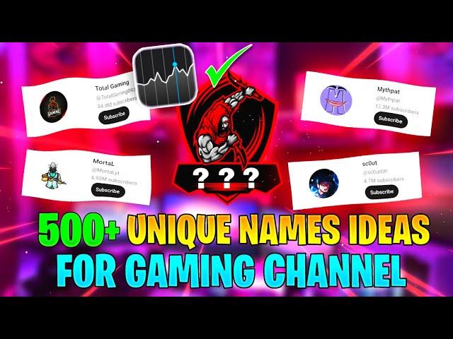 Gaming Youtube Channel Names Ideas in 2023 | Grow your gaming channel(Search mei No.1 Par Ayega)