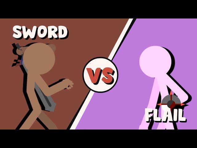 Supreme Duelist Stickman Animation: Sword vs Flail