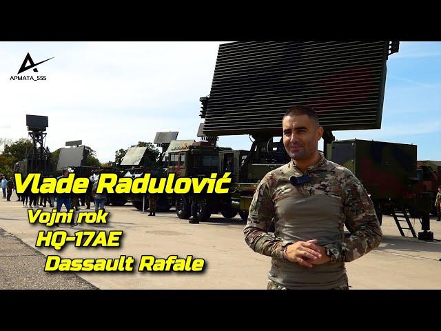 Vlade Radulović: Vojnik rok, nabavka sistema PVO HQ-17AE i nabavka aviona "Rafale" iz Francuske.