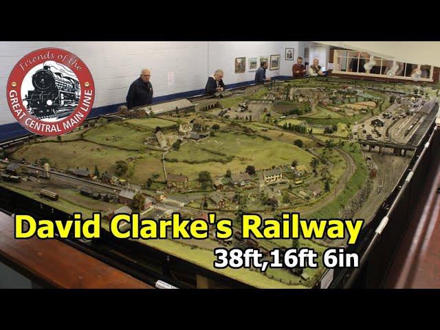 David Clarke's Amazing 1930s GWR Model Railway, 38ft,16ft 6in