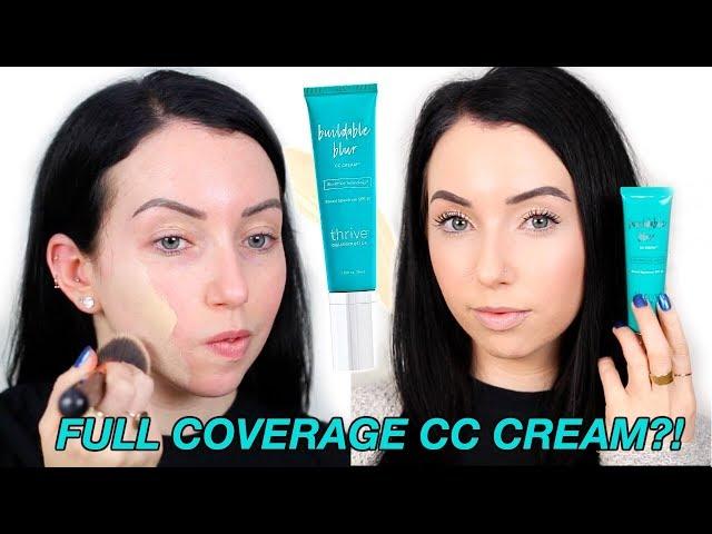 THRIVE CAUSEMETICS BLUR CC CREAM {Foundation Friday! First Impression Review & Demo!}