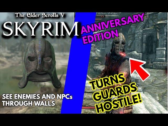 Skyrim Anniversary Edition - How to get The *NEW* Gray Cowl of Nocturnal (RARE ENCHANTMENTS)