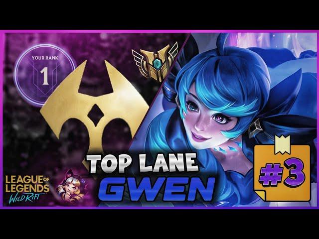 Top 1 Best Gwen Top Lane GamePlay (#3) -^️^- WİLDRİFT | S13