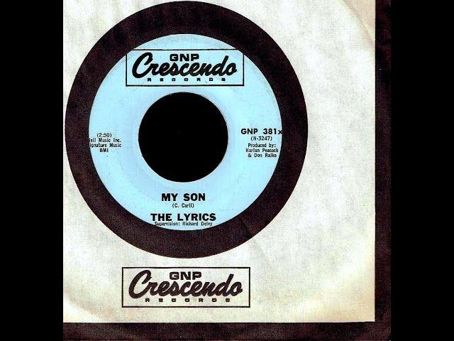 Lyrics - MY SON (Gold Star Studio)  (1966)