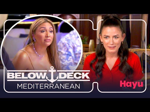 Aesha claps back at very rude Charter Guest | Season 9 | Below Deck Med