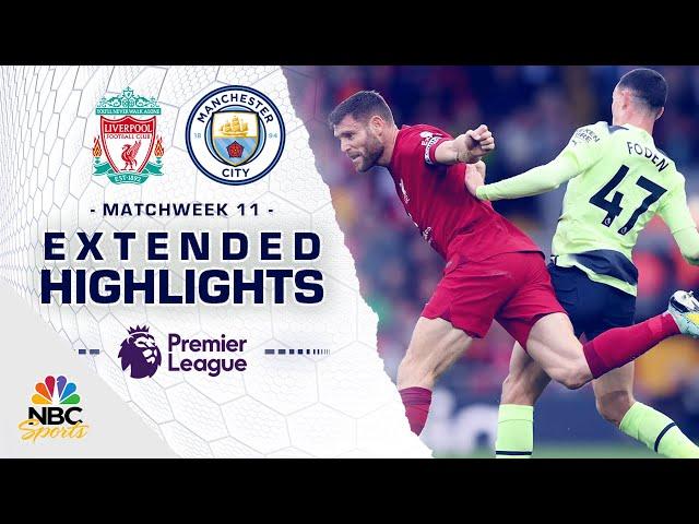 Liverpool v. Manchester City | PREMIER LEAGUE HIGHLIGHTS | 10/16/2022 | NBC Sports