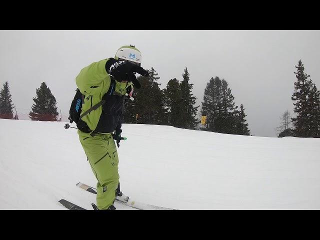 Testing the Snowcookie in St. Anton am Arlberg