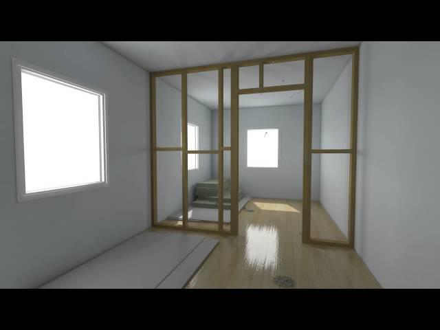 Build a partition wall in less than 30 seconds!