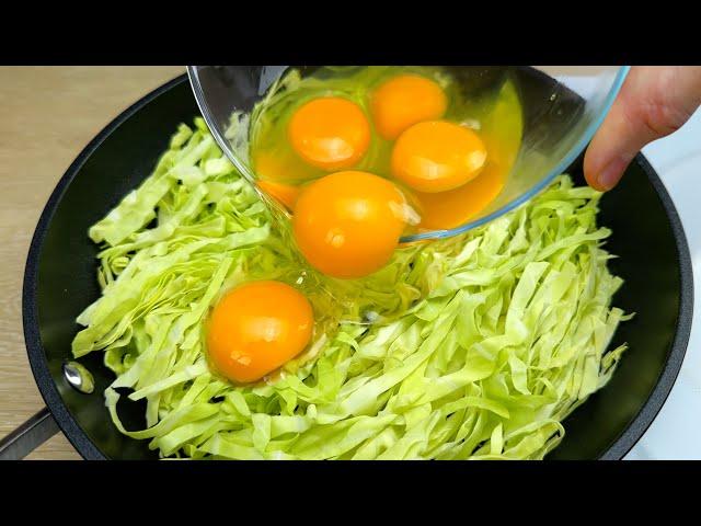 This cabbage eggs recipe is fantastic! The most delicious recipe for a cabbage dinner! # 259