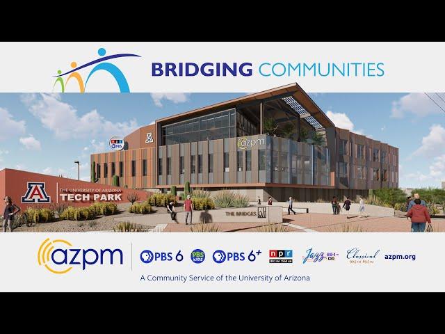 Bridging Communities - a flyaround rendering of AZPM's upcoming new facility