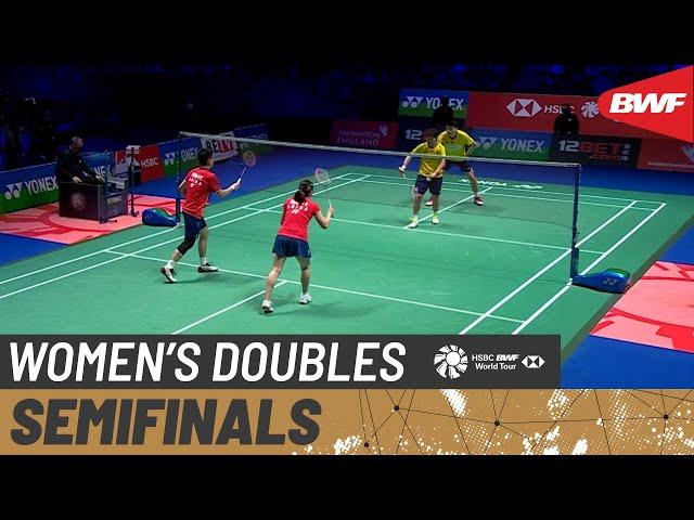 YONEX All England Open 2022 | Wang/Huang (CHN) [3] vs Zheng/Huang (CHN) [2] | Semifinals